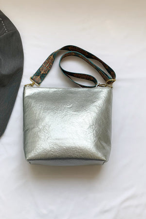 Faux Leather Shoulder Bag