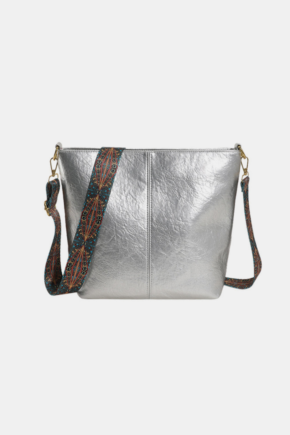Faux Leather Shoulder Bag