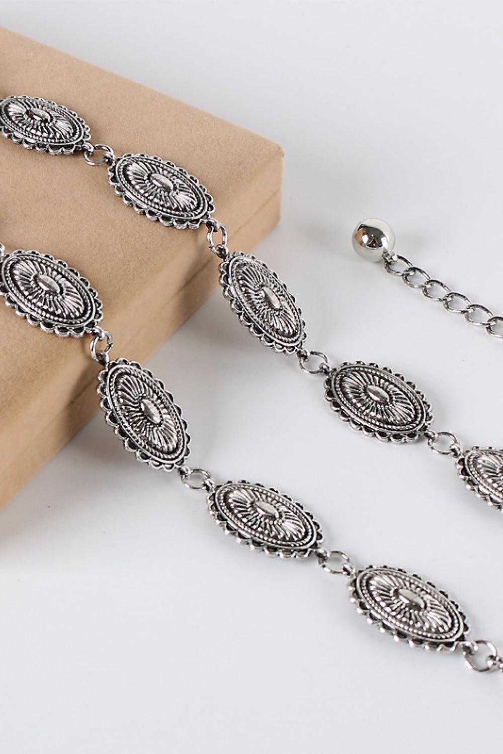 Silver Retro Alloy Belt