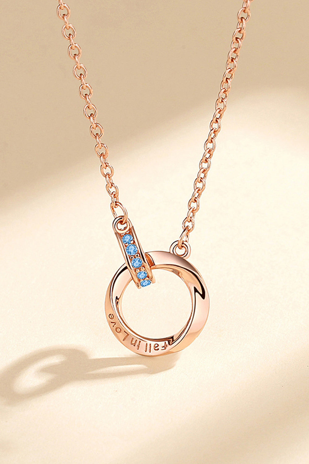 Zircon Decor 999 Sterling Silver and 18K Gold-Plated Necklace