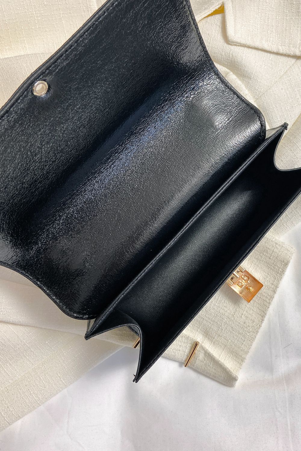 Faux Leather Crossbody Bag