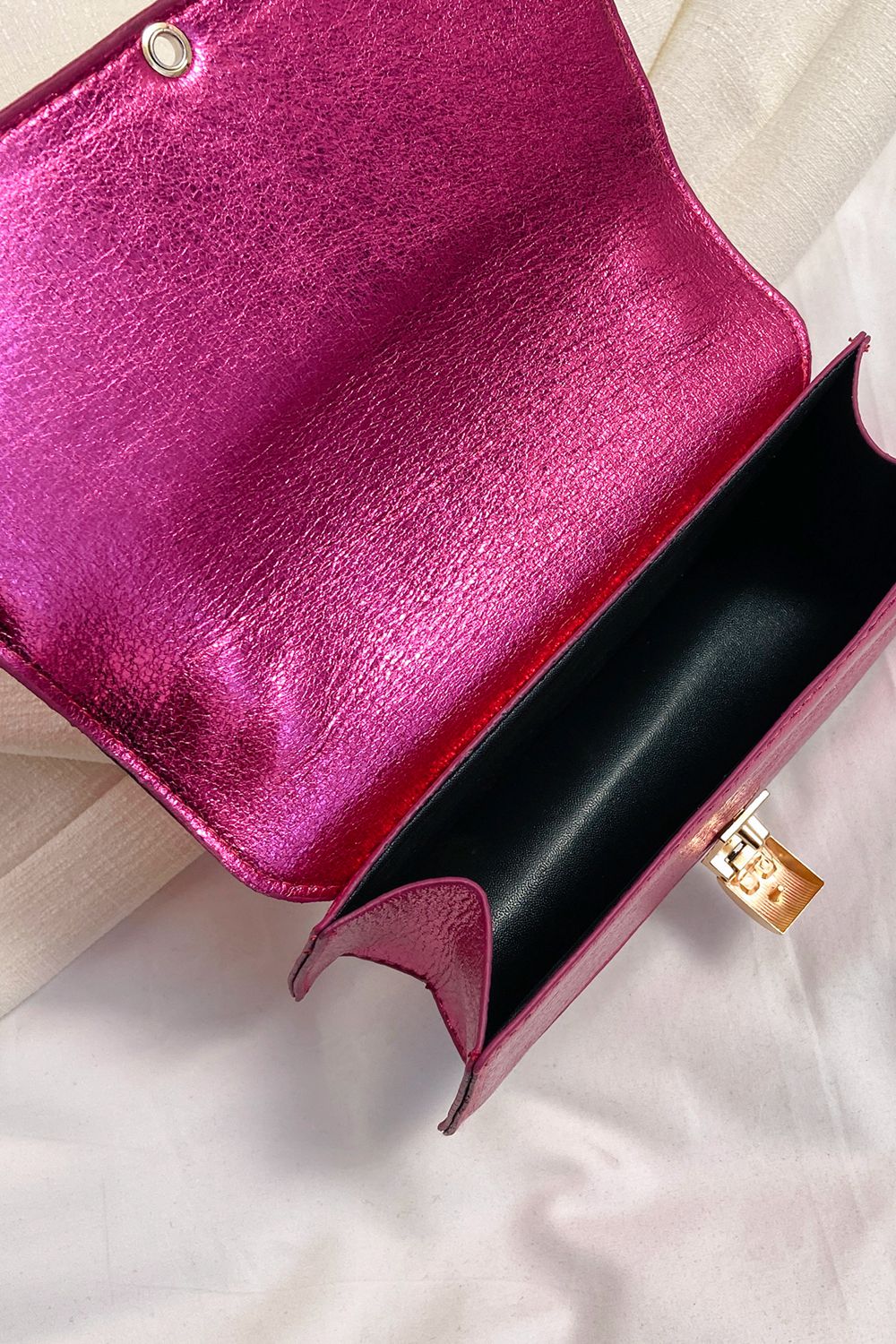 Faux Leather Crossbody Bag