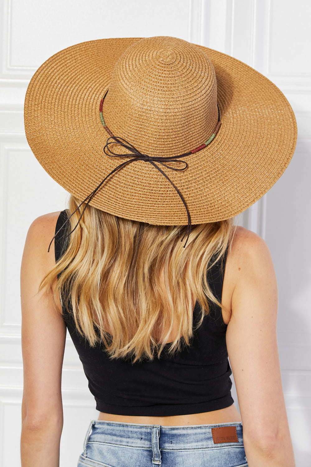 Floral Straw Sun Hat