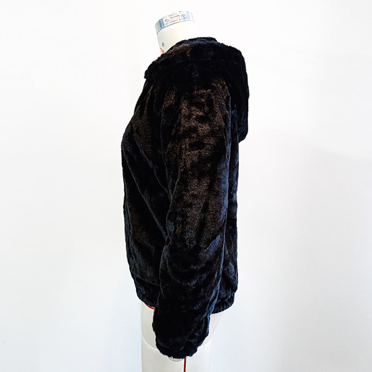 Zipper Fleece Lined Long Sleeve Hooded Jacket