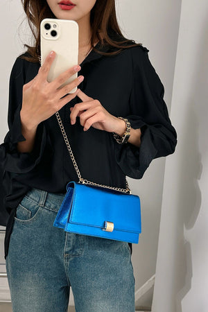 Faux Leather Crossbody Bag