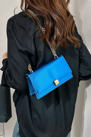 Faux Leather Crossbody Bag